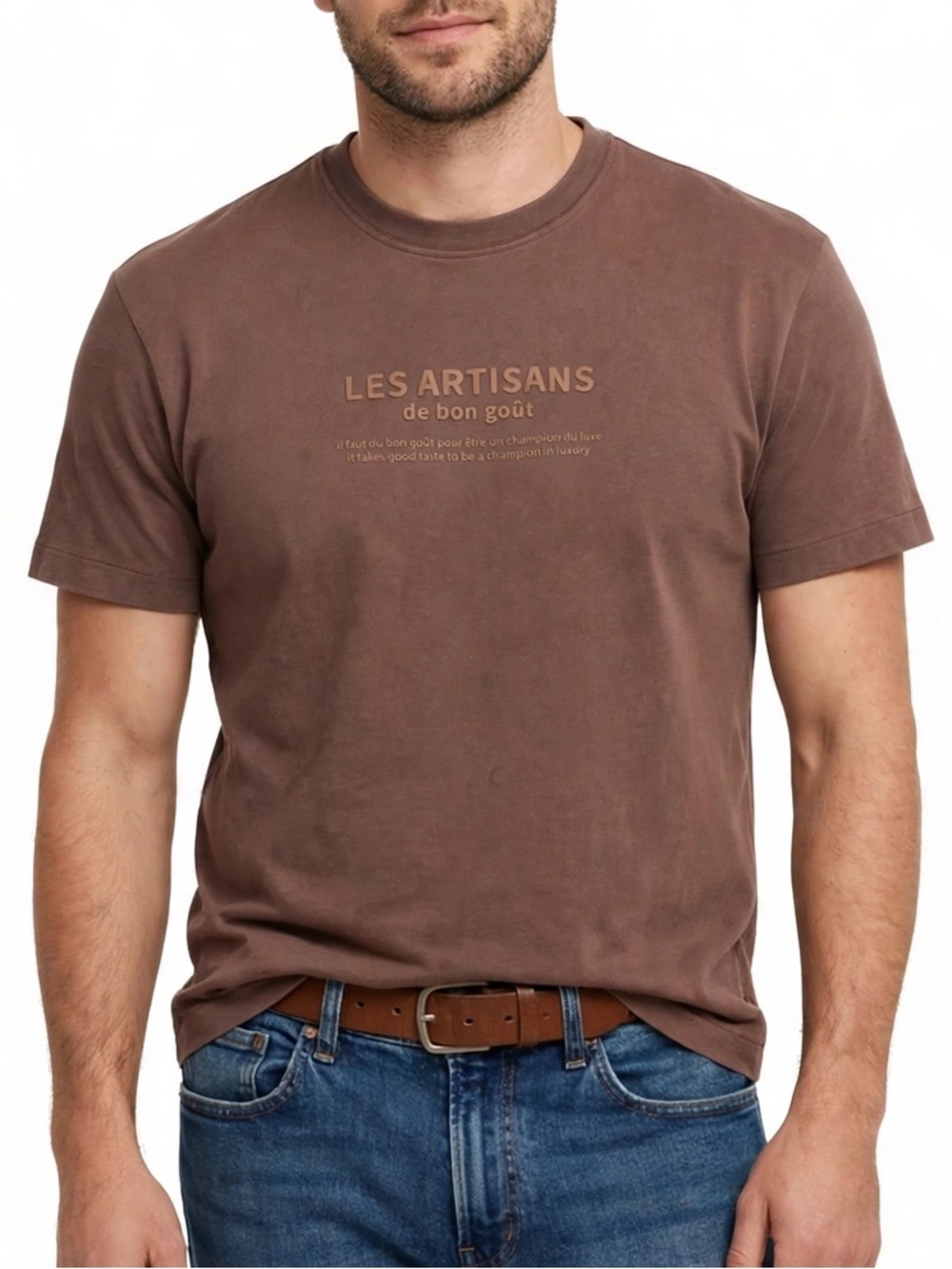 Cactus Man Ricky Singh Brown Short Sleeve T-Shirt Size Medium